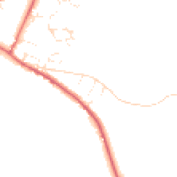 Daytime road noise heatmap for EX13 5BW