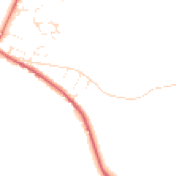 Daytime road noise heatmap for EX13 5DA