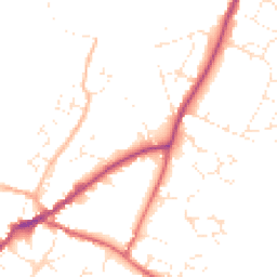 Daytime road noise heatmap for EX13 5DF