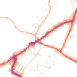 Daytime road noise heatmap for EX13 5DL