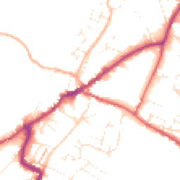 Daytime road noise heatmap for EX13 5DP