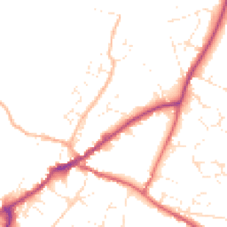 Daytime road noise heatmap for EX13 5DQ