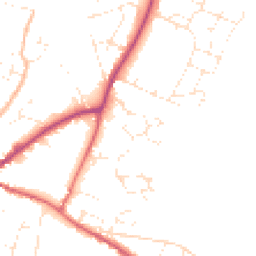 Daytime road noise heatmap for EX13 5GA