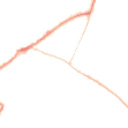 Night-time road noise heatmap for EX13 5GZ