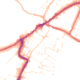 Daytime road noise heatmap for EX13 5JF