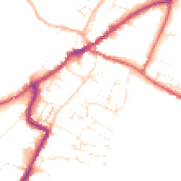 Daytime road noise heatmap for EX13 5LY