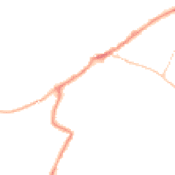 Night-time road noise heatmap for EX13 5NF