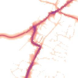 Daytime road noise heatmap for EX13 5PR
