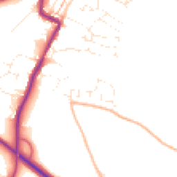 Daytime road noise heatmap for EX13 5RD