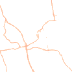 Daytime road noise heatmap for EX13 7BZ
