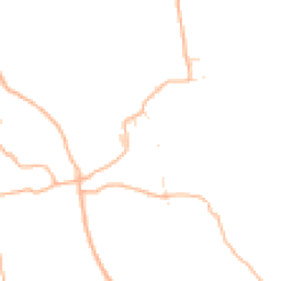 Daytime road noise heatmap for EX13 7EF