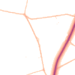 Daytime road noise heatmap for EX13 7LU