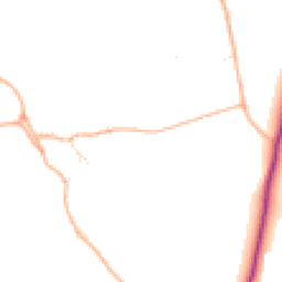 Daytime road noise heatmap for EX13 7LX