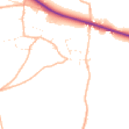 Daytime road noise heatmap for EX13 7SU