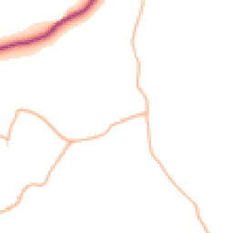 Daytime road noise heatmap for EX13 8AA