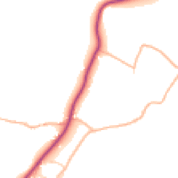 Daytime road noise heatmap for EX13 8AE