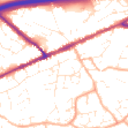 Daytime road noise heatmap for EX14 1AA