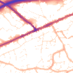 Daytime road noise heatmap for EX14 1AG