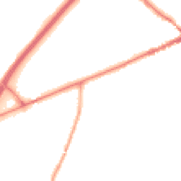 Night-time road noise heatmap for EX14 1AS