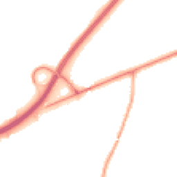 Night-time road noise heatmap for EX14 1AY