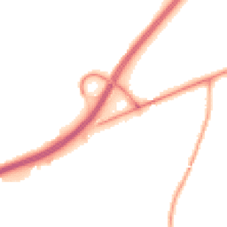 Night-time road noise heatmap for EX14 1AZ