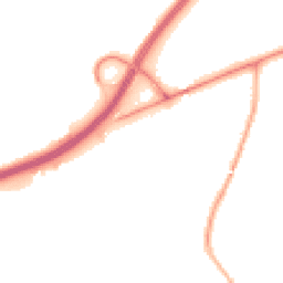 Night-time road noise heatmap for EX14 1BB