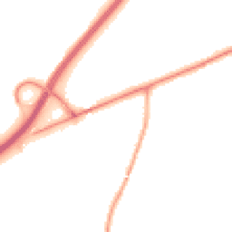 Night-time road noise heatmap for EX14 1BD