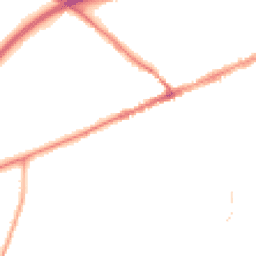 Night-time road noise heatmap for EX14 1BN