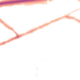 Night-time road noise heatmap for EX14 1BS