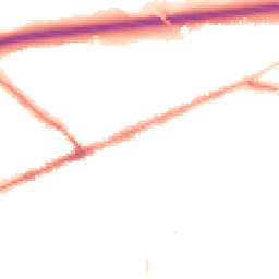 Night-time road noise heatmap for EX14 1ES