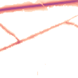 Night-time road noise heatmap for EX14 1EY
