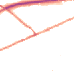 Night-time road noise heatmap for EX14 1JU