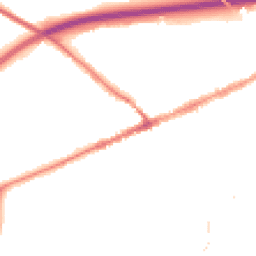 Night-time road noise heatmap for EX14 1LG