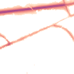 Night-time road noise heatmap for EX14 1PH
