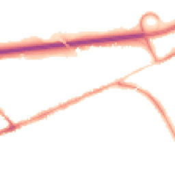 Night-time road noise heatmap for EX14 1QH