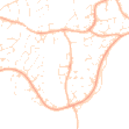 Daytime road noise heatmap for EX14 2EH