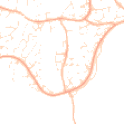 Daytime road noise heatmap for EX14 2EJ