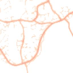 Daytime road noise heatmap for EX14 2FD