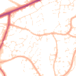 Daytime road noise heatmap for EX14 2GA