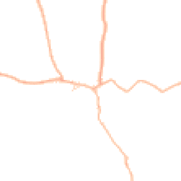 Daytime road noise heatmap for EX14 3AF