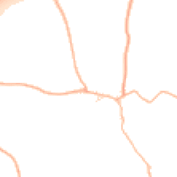 Daytime road noise heatmap for EX14 3AL