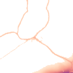 Daytime road noise heatmap for EX14 3BA