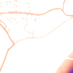 Daytime road noise heatmap for EX14 3BP