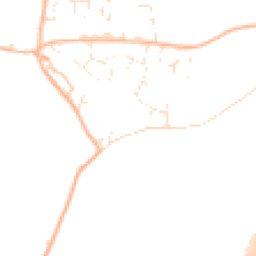 Daytime road noise heatmap for EX14 3BR