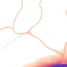 Daytime road noise heatmap for EX14 3BY