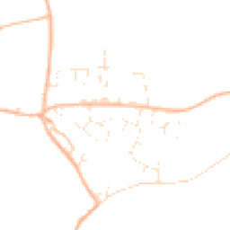 Daytime road noise heatmap for EX14 3DL