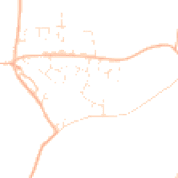 Daytime road noise heatmap for EX14 3DP