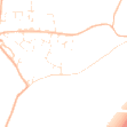 Daytime road noise heatmap for EX14 3DT