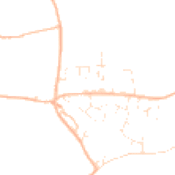 Daytime road noise heatmap for EX14 3DZ