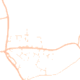 Daytime road noise heatmap for EX14 3EB